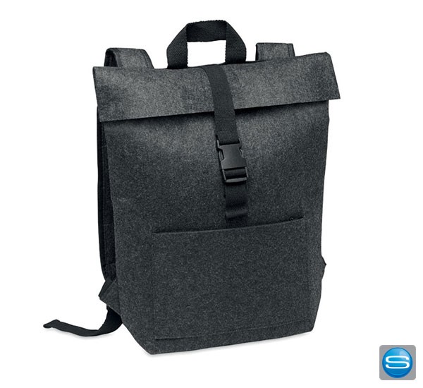 RPET Rucksack mit Laptop-Fach als Werbeartikel