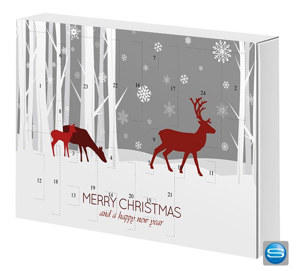 Werkzeug Adventskalender mit eigenem Logo bedrucken