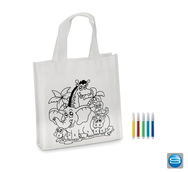 Mini-Shopping Tasche für Kinder mit Druck