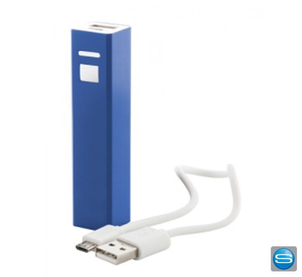 Aluminium Powerbank in vielen Farben als Werbeträger