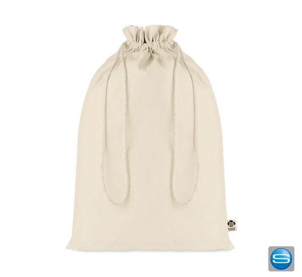 Großer Beutel aus Organic Cotton mit Ihrem Logo