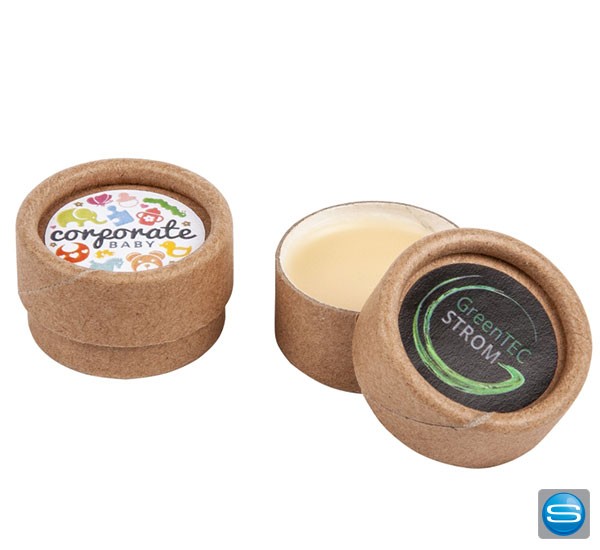 Natürliche Lippenpflege im Karton-Döschen bedrucken