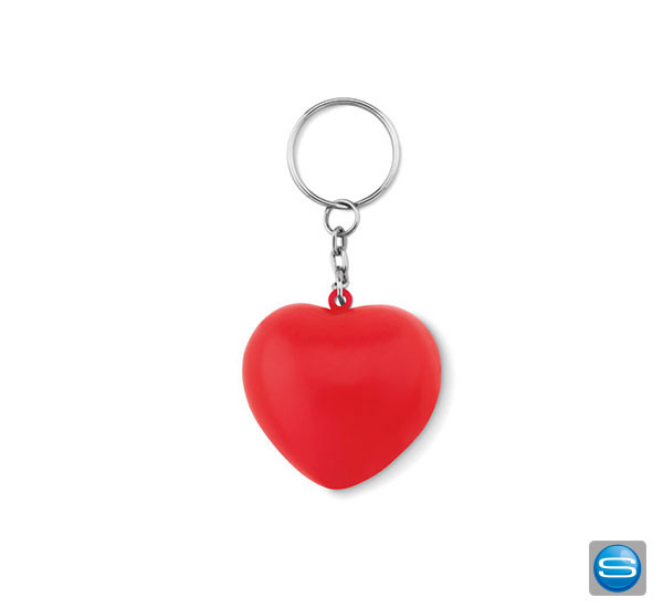Herz Schlüsselanhänger mit Ihrem Firmenzeichen