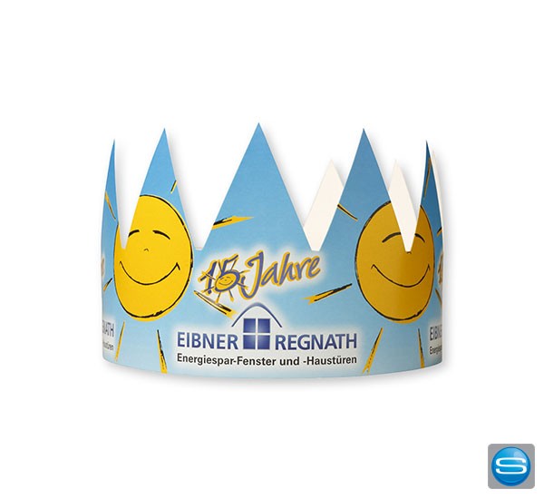 Papierkronen - Kronenhüte bedrucken mit Ihrem Logo