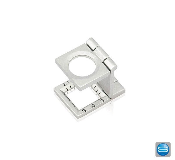 Klappbare Lupe mit lineal und Ihrem Logo bedrukbar