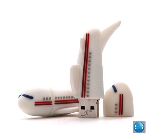 USB Stick in Flugzeugform als Werbegeschenk