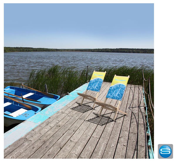 Strandstühle mit Ihrer Werbung bedruckt