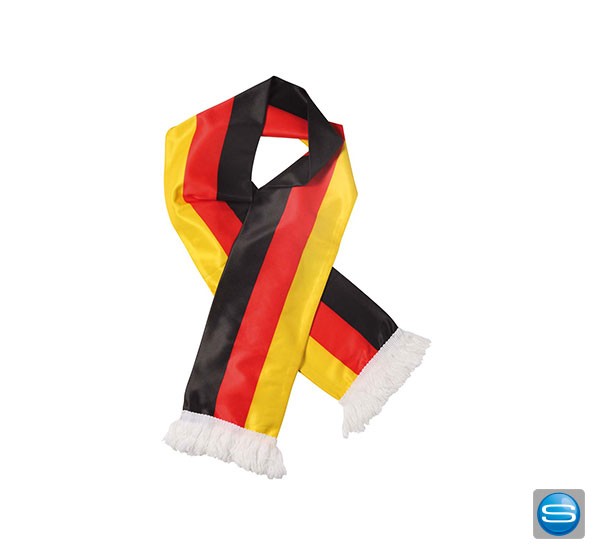 Deutschland Fanschal mit individuellem Werbeaufdruck