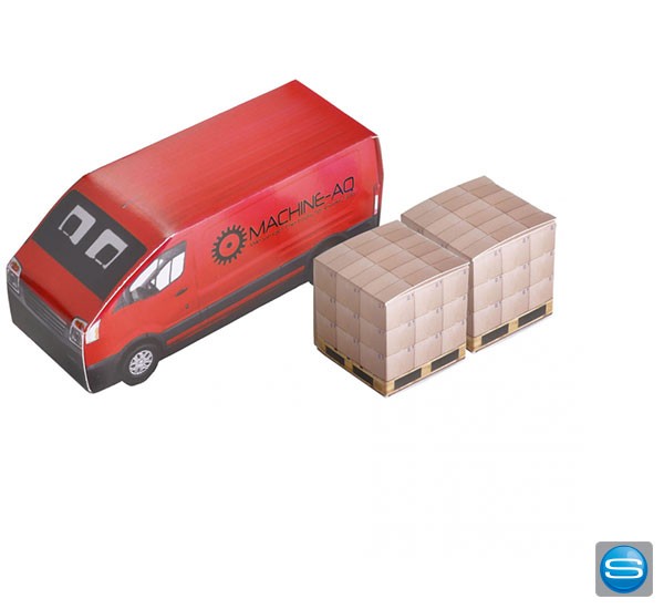 Pfefferminz Lieferwagen als Werbepräsent