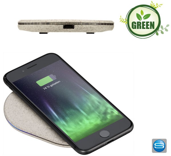 Eco Wireless Charger als Werbegeschenk