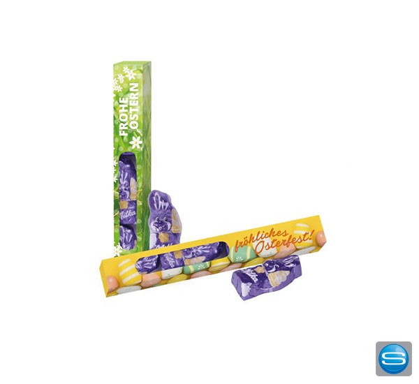 Milka Hasenparade mit Ihrem Logo bedrucken