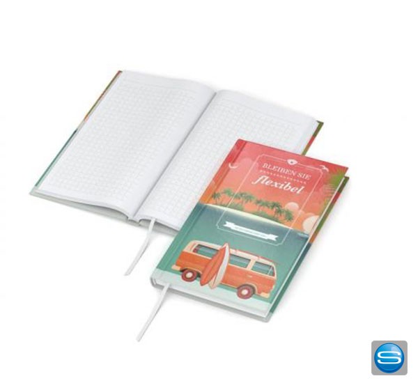 Kleines Notizbuch im Pocketformat als Werbegeschenk