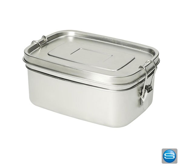 2tlg. Brotzeitbox als Werbeträger mit Logo gravieren