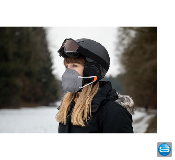 Maskenhalterung - Helmhalterung für Ihren Mundschutz