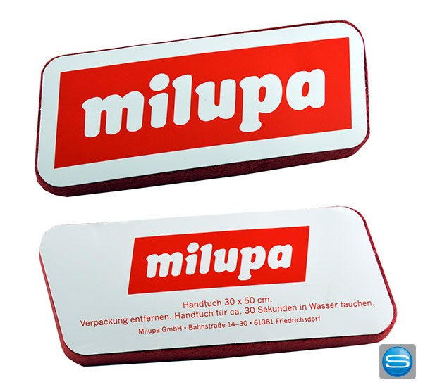 Formgepresste Handtücher individuell gestaltet