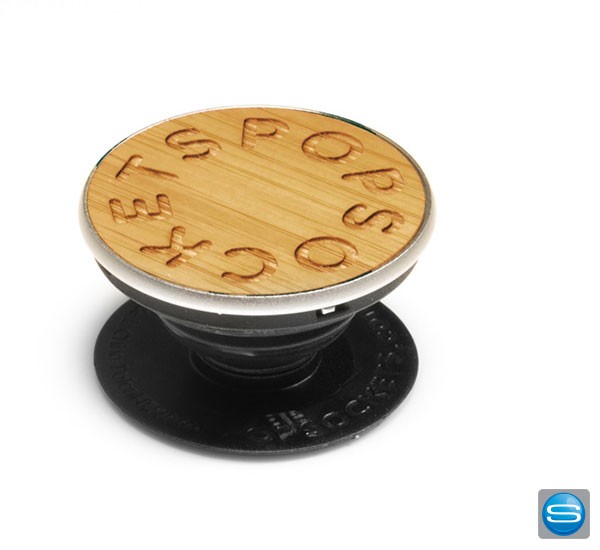 PopSocket Wood - PopGrips aus Holz mit Ihrem Logo graviert