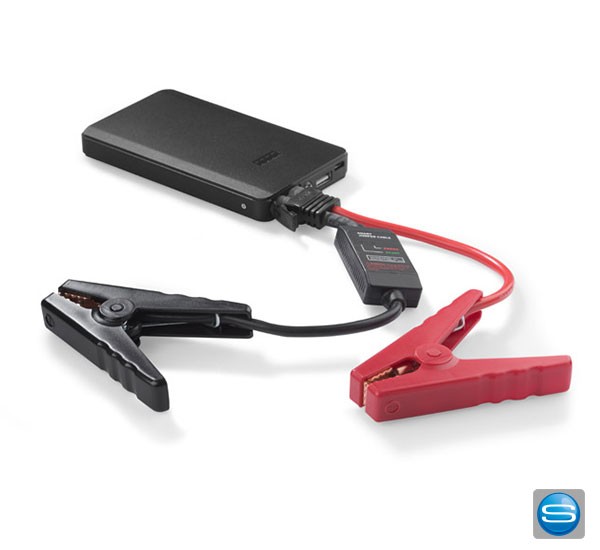6000 mAh Powerbank mit Starthilfe-Funktion fürs Auto als Werbegeschenk