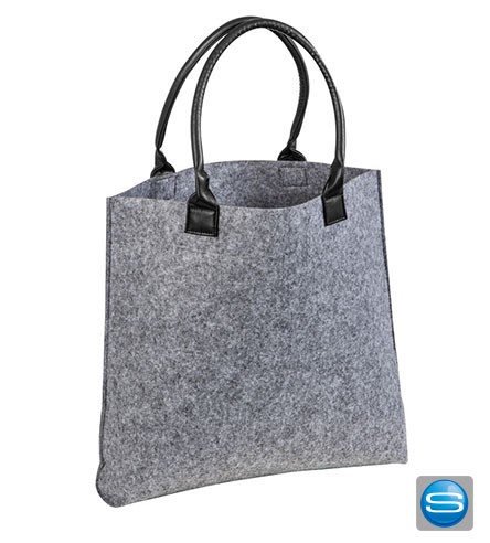 Tragetasche aus Filz mit Logodruck