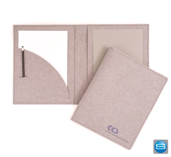 Dokumenten Mappe aus Filz bedruckt mit Ihrem Logo