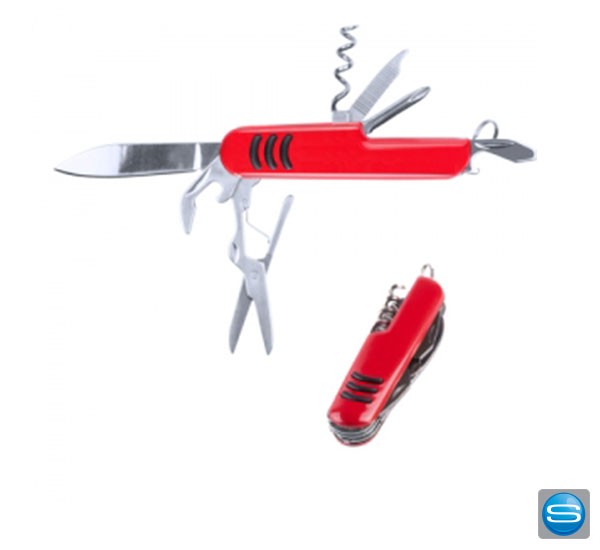Farbiges Taschenmesser mit Logo veredeln