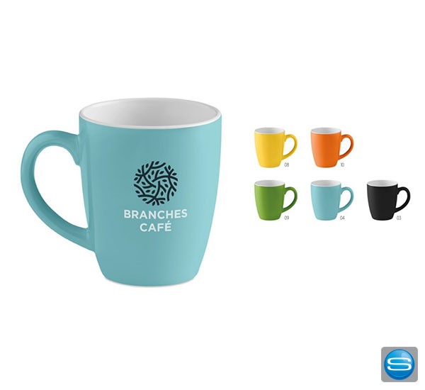 Farbige Kaffeebecher als Werbegeschenk bedrucken
