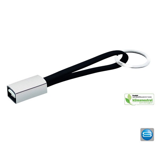 2-in-1 Schlüsselanhänger USB mit individueller Veredelung