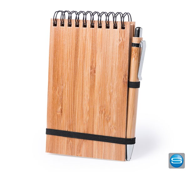 Bambus Notizblock mit eigenem Aufdruck