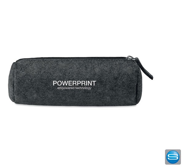 Schlampermäppchen aus RPET Filz mit Ihrem Logo