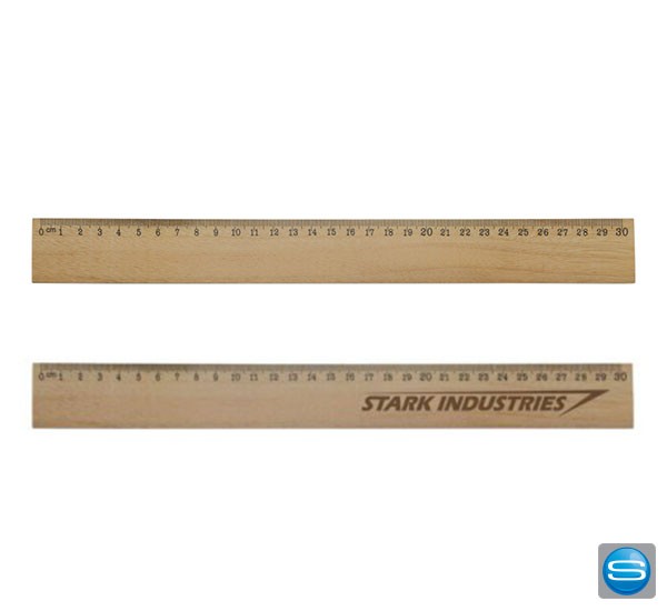 30cm Holz-Lineal mit eigener Gravur