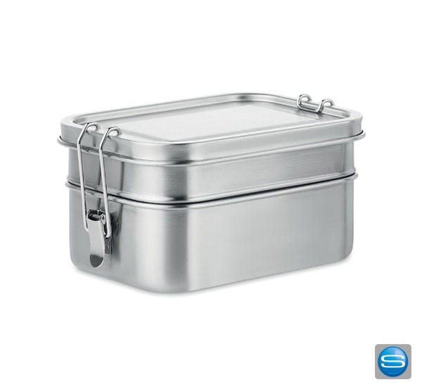 Edelstahl Lunchbox mit Logo bedrucken