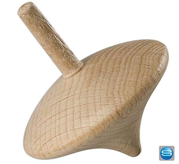 Holzkreisel mit individuellem Aufdruck als Werbegeschenk