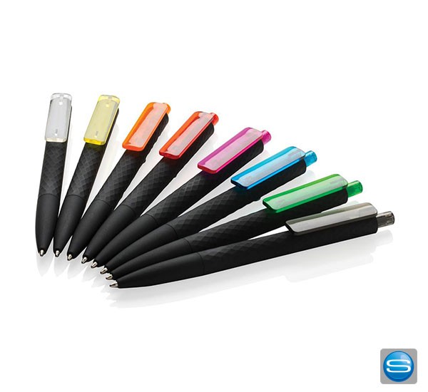 Schwarzer Kugelschreiber bedruckbar mit Logo