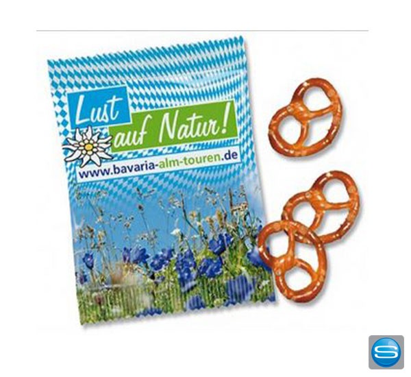 Mini-Brezeln als Streuartikel für Ihre Werbebotschaft