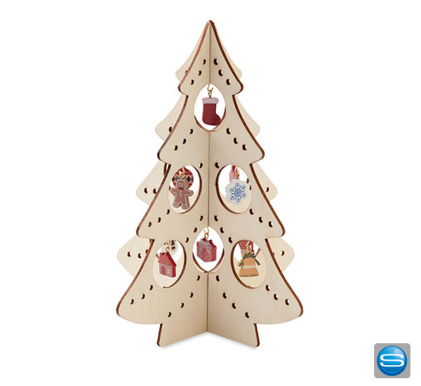 Weihnachsbaum aus Sperrholz mit Ihrem Logo