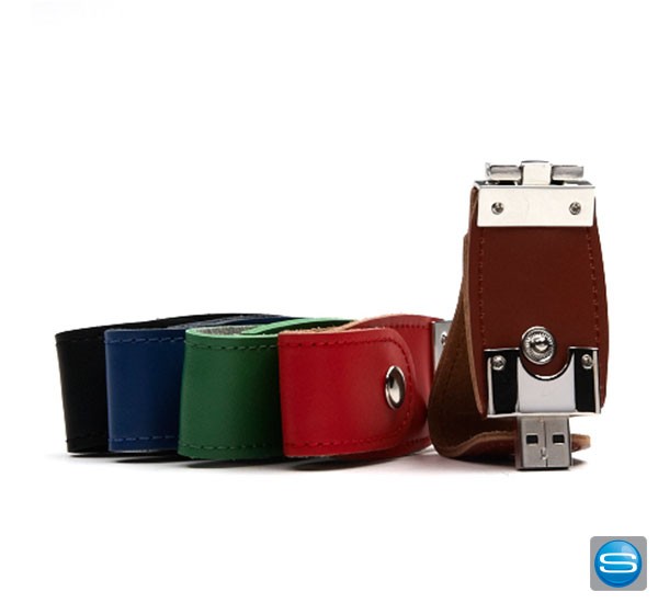 USB Stick in Leder eingearbeitet mit Ihrem Logo