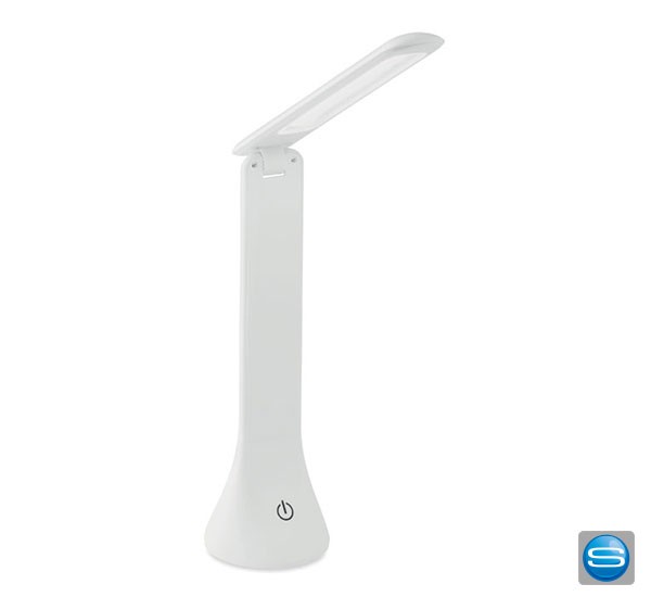 Faltbare Tischleuchte als Werbegeschenk mit Ihrem Logo bedrucken