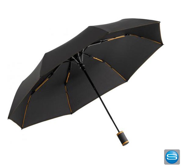 Taschenschirm mit waterSAVE Bezugsmaterial und Ihrem Logo bedruckt