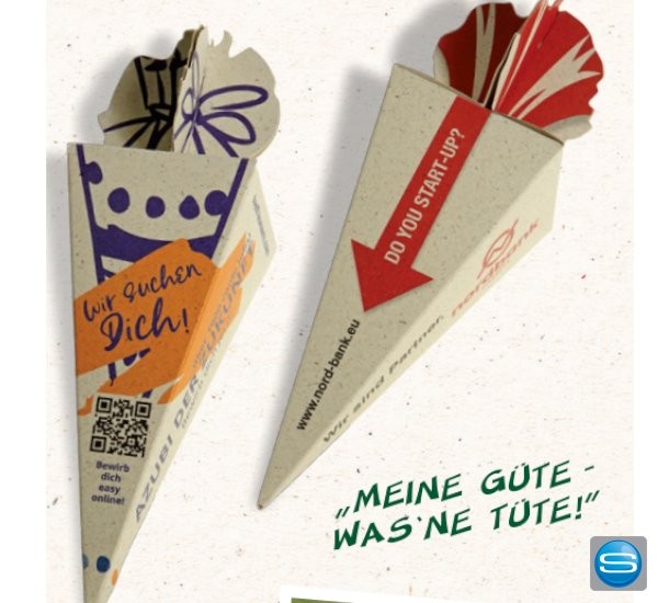 Zaubertüte mit Samen als Werbeartikel