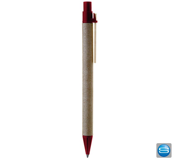 Druckkugelschreiber aus recycelter Pappe von UMA