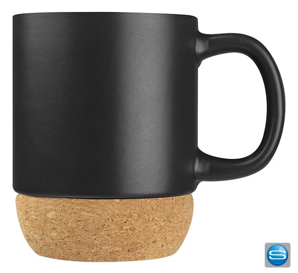 Tasse mit Korkbasis als Werbegeschenk mit Logo bedruckbar