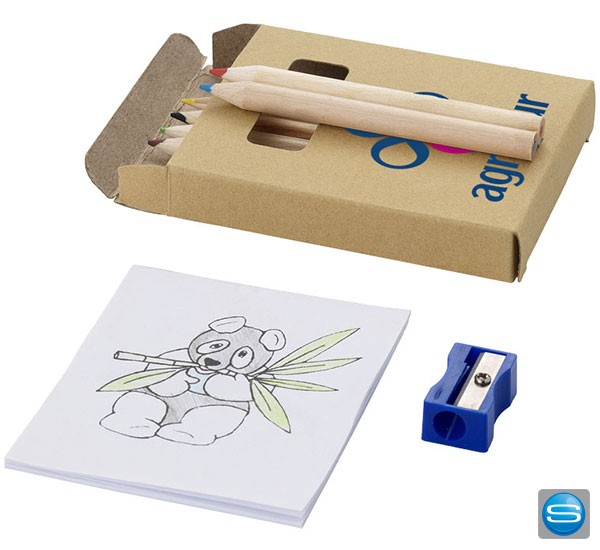 Günstiges Malset mit Logo-Aufdruck