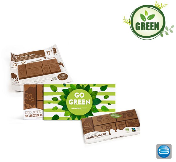 Fairtrade Schokolade für einen guten Zweck individuell bedruckbar