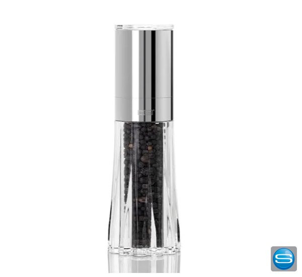 AdHoc Pfeffer- oder Salzmühle Crystal als Werbegeschenk mit Logo