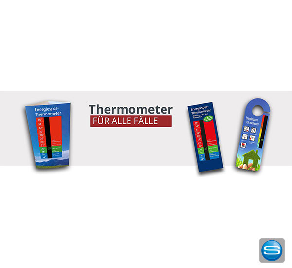 Türhänger mit Thermometer zum Energie sparen