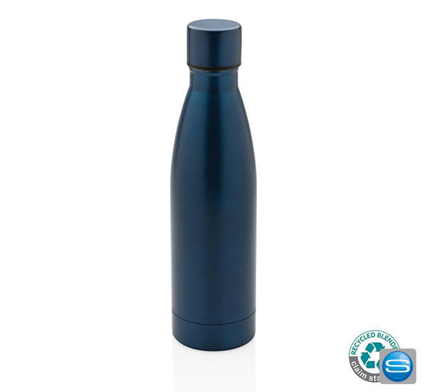Recycelte Vakuumflasche mit Ihrem Logo