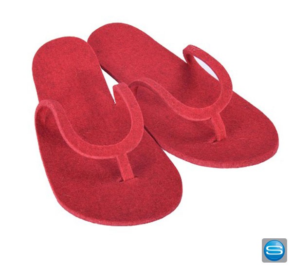 Zehen-Sandalen aus Filz individualisieren