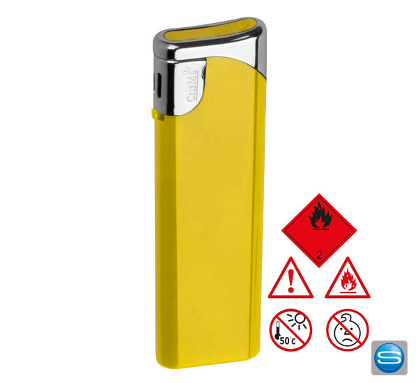 Nachfüllbares Elektronik-Feuerzeug als Werbeartikel bedrucken