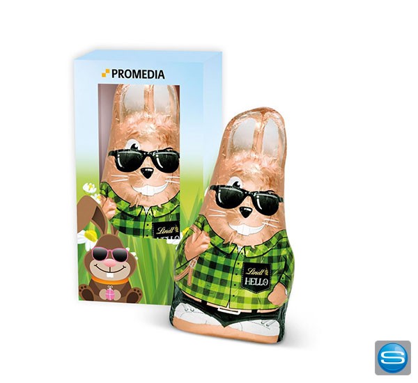 Lindt HELLO Bunny im bedruckbaren Karton