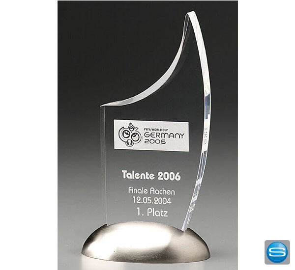 Hochwertiger Acryl Award individuell graviert