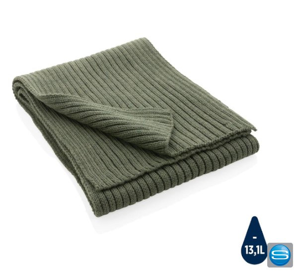 Gestrickter Schal als individueller Werbeartikel mit Ihrem Logo